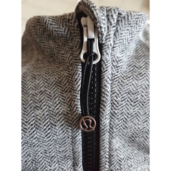 Lululemon Forme Jacket Heathered Herringbone Size 10 - Picture 9 of 10